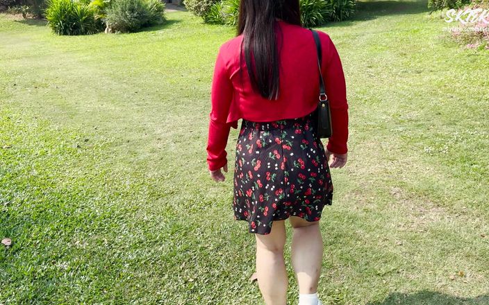 My Wife Makes Me Orgasm so Hard in a Cafe by Using Remote Control Toy - Skter10