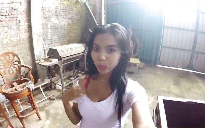 One day with a young asian in a holiday appartement