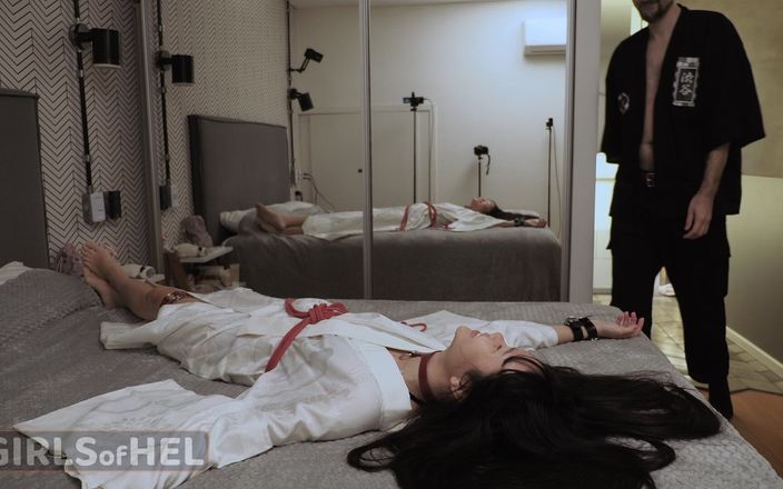 Playing Dress-up with Stepdaddy in a White Kimono - Bondage Sex