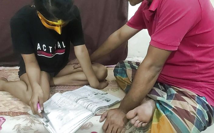 Real Deshi Girl with Her While Study