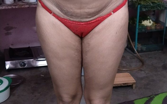 Red Panty and Red Bra, Everyone's Penis Gets Erect After Seeing It