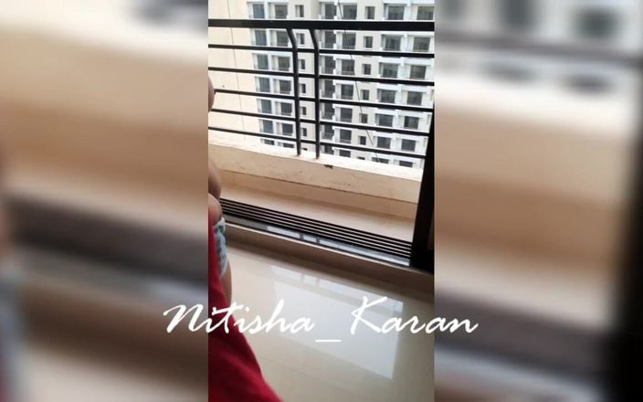 Road Side Topless Dare with Some Trafiic in Background