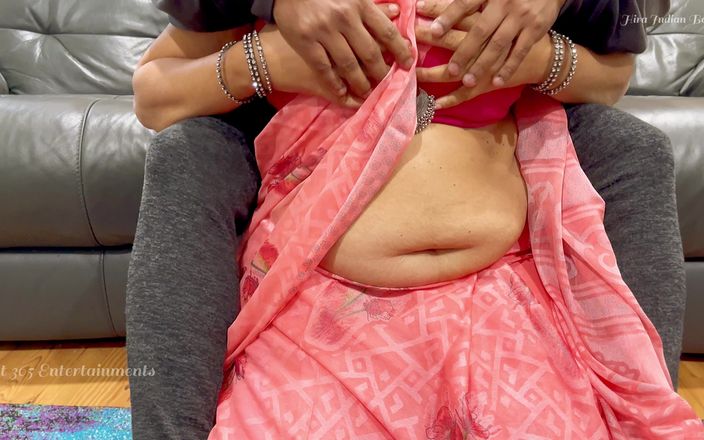Romantic Indian Couple - Hot and Sensual Romance - Wife’s Saree Stripped off