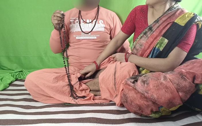 Sanyasi Husband Aggry to Fuck by His Wife While Meditating.