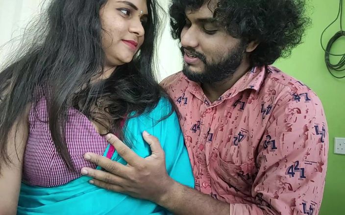 Saree Removal and Hot Romance with Sex by Vaishnavy and Sharun Raj, Mallu Couple Hot Saree Removal Romance and Doing Sex