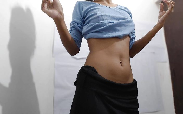 School Teen Shows off a Beautiful Body, Narrow Pussy and Small Tits Are Very Nice