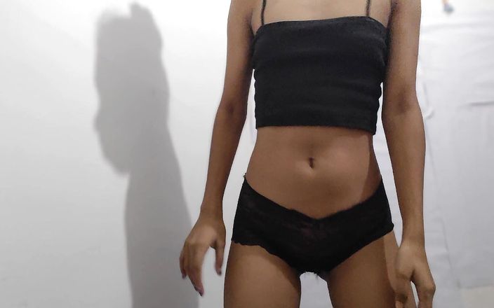 School Teen Shows off a Beautiful Body, Narrow Pussy and Small Tits Are Very Nice
