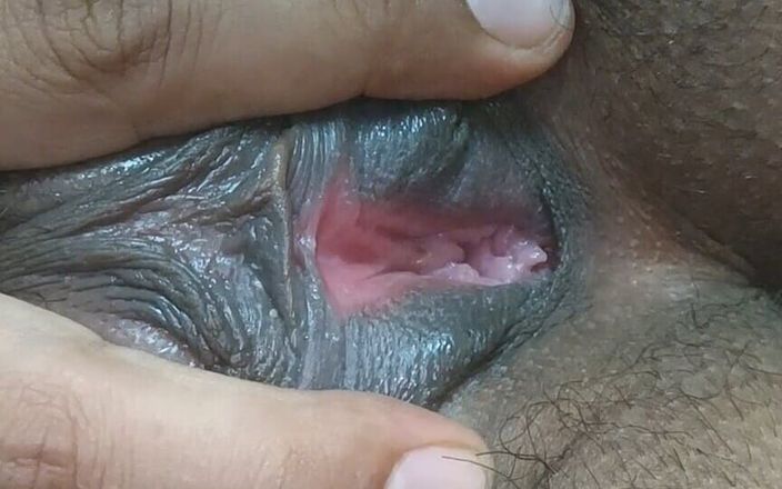 Self Boobs Press and Pussy Fingering