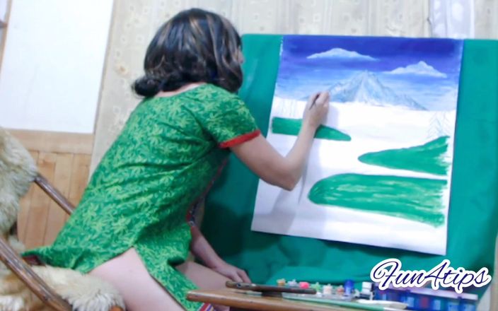 Sexy Artist Live on Camera