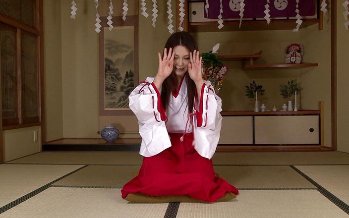 Sexy Karate girl with giant boobs sucks a hard dick