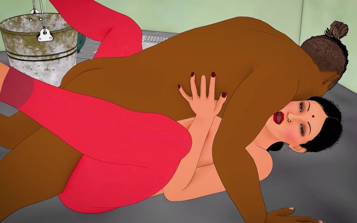 Sister-in-law Hand Got Stuck in the Toilet Pipe Brother in Law Took Advantage of This and Fucked His Sister-in-law