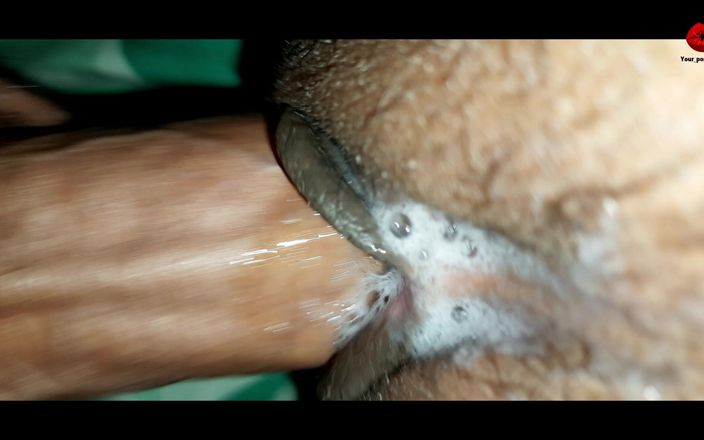 Spit saliva on pussy and fuck hard making pussy wide with big brown dick ex-girlfriend is having fun when her bf is resting