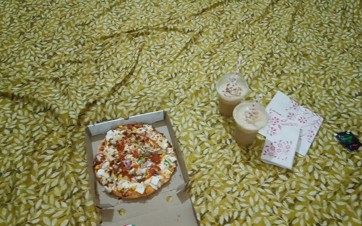 Step Brother Fed His Step Sister Pizza and Left Her in Doggy Style. Step Sister Also Started Saying How Long Will You Leave?