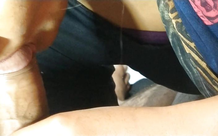 Step Sis Blowjob and Shaking Cock and Cum Showing