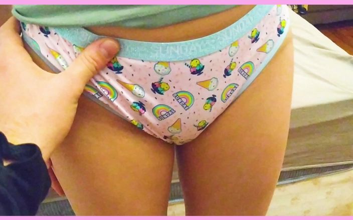 Triple Cum - My Stepbrother Cums Inside Me and on My Pussy