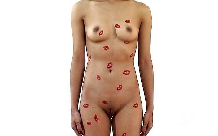 Wedding asian covered in kisses