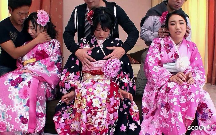 Wild Japan sex party uncensored with dirty teens