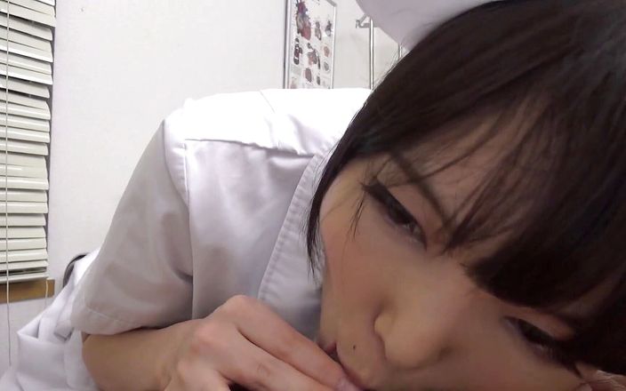 Young asian nurse slammed hard and creampied