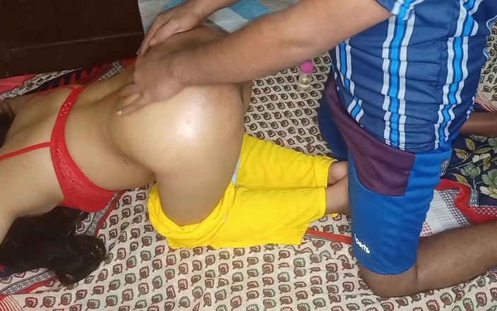 Young Boy Fucked His Friend's Mother After Massage! Full HD video in clear Hindi voice