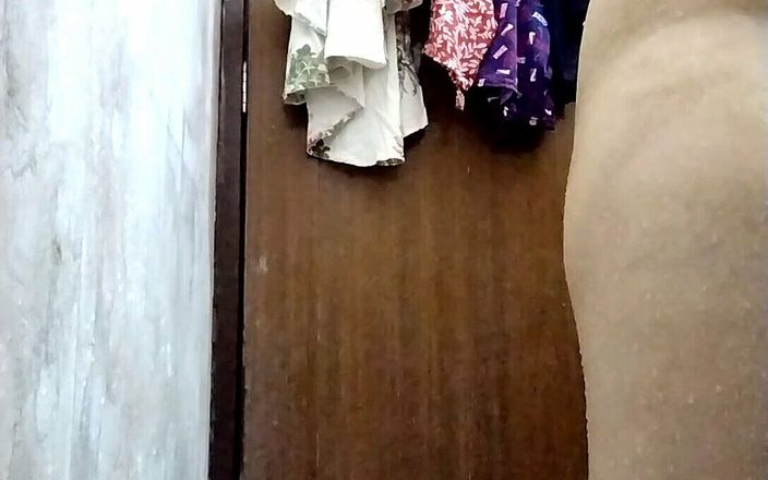 Young Indian Saali Masturbation in Bathroom and Jija Comes